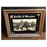 Smith & Wesson print on glass 15x19