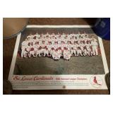1968 St. Louis Cardinals poster 22x28