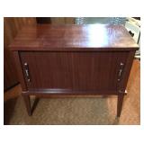 Vintage record cabinet