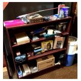 Bookcase and contents