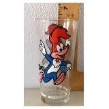 Woody Woodpecker Pepsi character glass