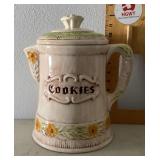 Coffee pot ceramic cookie jar