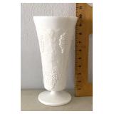 Milk glass vase