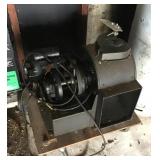 Squirrel cage blower on casters