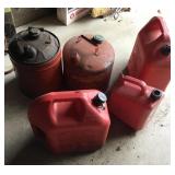 5 gas cans