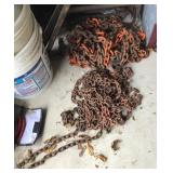Large lot of chain
