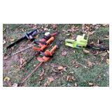 Group of electric outdoor tools