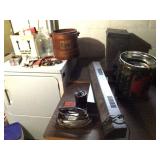 Clean up lot on dryer and 2 tables