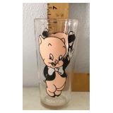 1973 Porky Pig Pepsi character glass