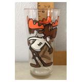 Bullwinkle Pepsi character glass