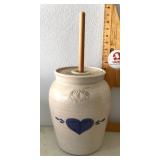 Pinewood Valley stoneware butter churn
