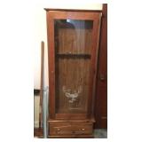 Locking gun cabinet