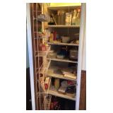 Contents of kitchen pantry