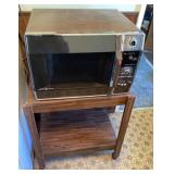 Microwave & cart