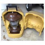 Coleman camping lantern with case
