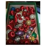 Large lot of Christmas balls