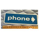 Metal Phone sign