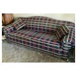 Plaid sofa sleeper