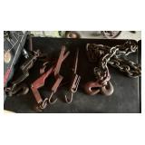 Chain and 4 load binders