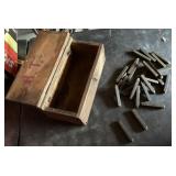 Set of alphabet punches for metal