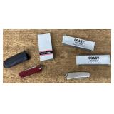 Group of pocket knives