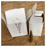 7.62 rifle ammo -- 2 full boxes