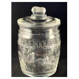 Embossed glass Planter