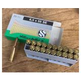 6.5 mm rifle ammo --full box