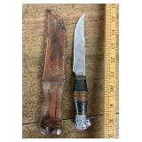 German Jowika fixed blade knife with sheath