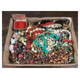 Box of costume jewelry