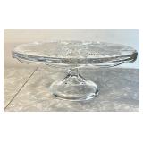 Crystal cake stand