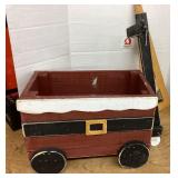 NEW wooden Christmas wagon