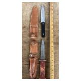 2 Imperial fixed blade knives
