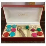 Curtis watch & earrings