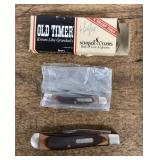 2 Schrade Old Timer pocket knives