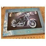 Tempered glass biker cutting board
