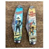 Hopalong Cassidy & Roy Rogers pocket knives
