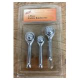 NEW Valley 3-piece stubby ratchet set