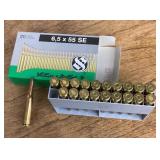 6.5 mm rifle ammo -- full box