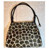 Brighton giraffe print handbag 14"x 16"