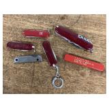 6 pocket knives