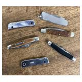 6 pocket knives