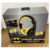 NEW DC gaming headset with Batman logo