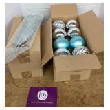2 boxes of NEW Christmas ornaments