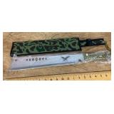 NEW machete in camo sheath