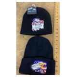 2 NEW knit beanies