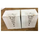 7.62 rifle ammo --2 full boxes