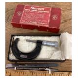 Starrett micrometer