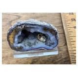 Agate with brass miner