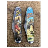Gene Autry & Annie Oakley pocket knives